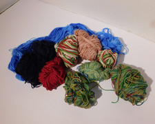 Sock Yarn lot -varigated and solid colors part wool Unlabled