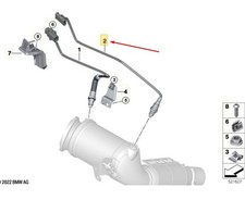 BMW X1 U11 Lambda Monitor -Sensor 11788686978 Neue Echtheit