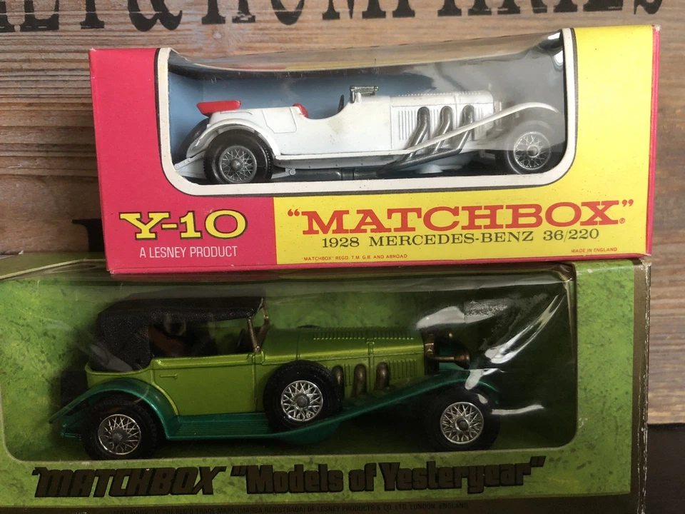 2xMatchbox Models of Yesteryear no.10B-2.& Y-16B-2.B Ultrararer Version OVP - Bild 2 von 4