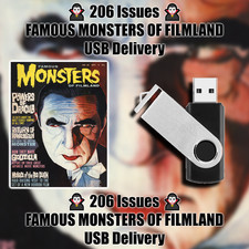 206 Issues + Bonus! Famous Monsters of Filmland Magazine COMPLETE Collection