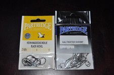 Partridge Hooks (2Pk) Kevin Maddocks Boilie Size 4 + Saltwater Shrimp Size 4