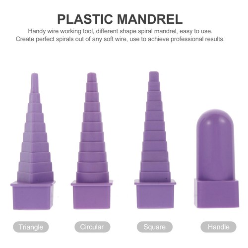 4 PIEZAS Mandriles Mango Intercambiable Mandril Medidor Pulsera Brazalete Mandril - Imagen 12 de 12