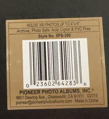 Pioneer Photo Album Style 5PS-300. 4"x6" Photos Dark Brown A Few Scuffs On Front - Picture 6 of 7