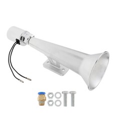 New 180dB Super Loud Single Tube Wolf Horn for Trucks Buses Boat Trains US