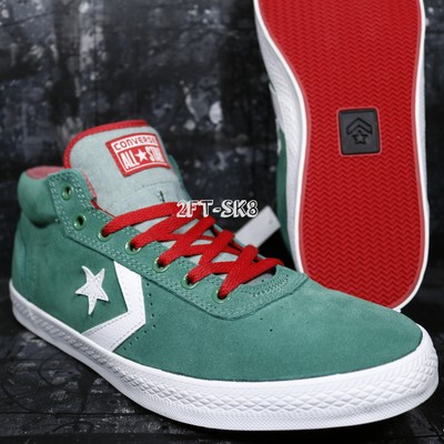 pine green converse