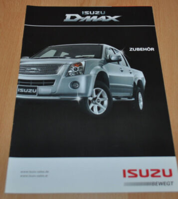 Isuzu D-Max Pickup Truck Zubehor Accessories Brochure Prospekt German Edition