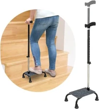 Stair Climbing Cane Half Step Stair Lifts Aid Seniors Balance Walking Sticks