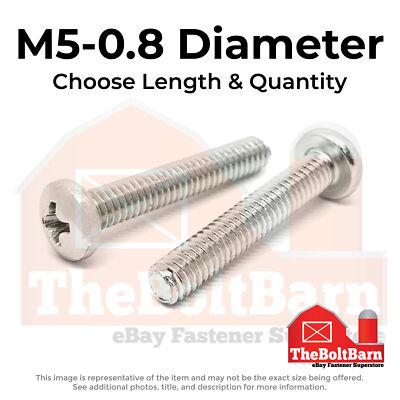 #ad M5 0.8 Stainless Phillips Pan Head Machine Screws Choose Length amp; Qty $144.29