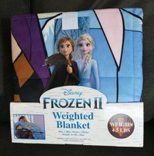 Disney Frozen 2 Elsa Anna Weighted Blanket 4.5 lbs 36in. x 48in. New Multicolor