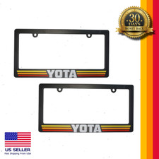 Retro Heritage Stripes Yota License Plate Frames For Toyota 2 Pack Retro Heritage Stripes Yota License Plate Frames For Toyota 2 Pack