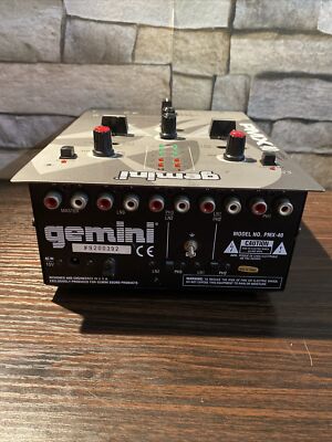 Gemini PMX-40 Stereo Preamp Mixer Not Tested | eBay
