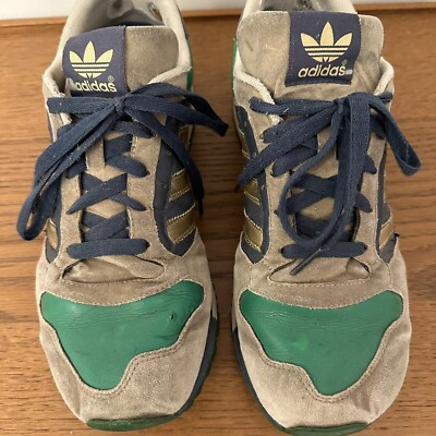 RARE Adidas Originals ZX 600 LTED 2008 Sz 10 653996 Green Metallic