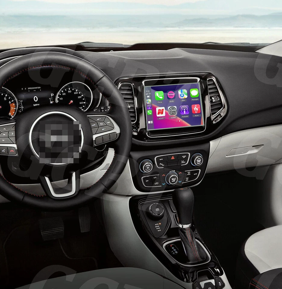 For Jeep Compass 2018 2019 2020 2021 Android CarPlay Stereo Radio GPS Player - Imagem 2 de 4