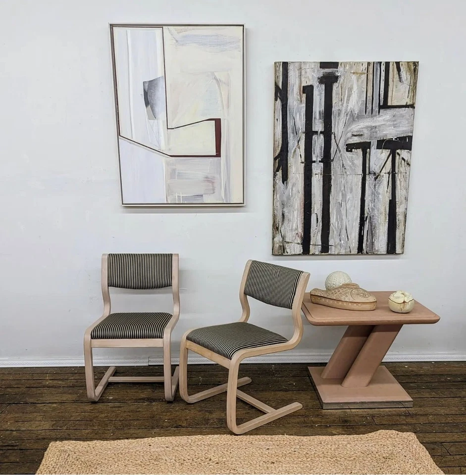 Thygesen & Sorensen Danés Madera Curvada Magnus Olessen Comedor Mediados de Siglo Sillas Mesa Foto 3 de 4