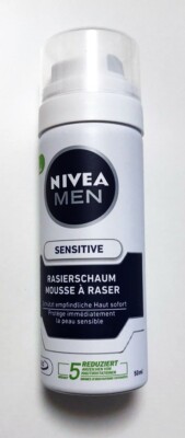 50ml Nivea Men Rasierschaum sensitive ultra glide schützt sensible Haut 
