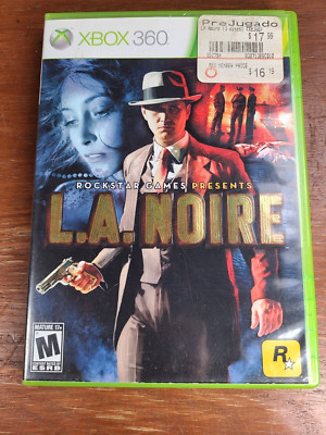 LA Noire (Microsoft Xbox 360, 2011) Complete w/ Manual + Insert CIB Tested