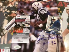 John Mackey auto 2005 Upper Deck Legends autograph LS-JY signed 8x10 JSA LOT SP