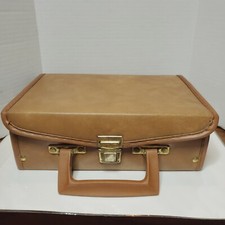 Vintage Audio Cassette 12 Tape Holder Vinyl Carry Case Storage Travel Carrier