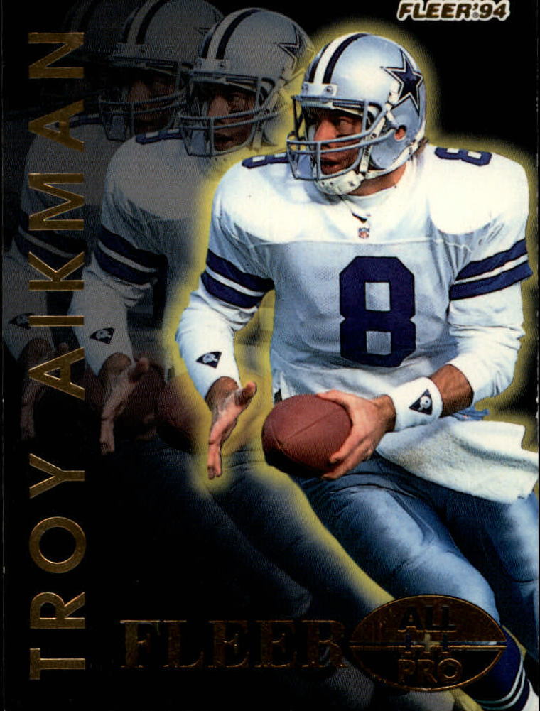 1994 Fleer Football "All-Pros" Insert Cards