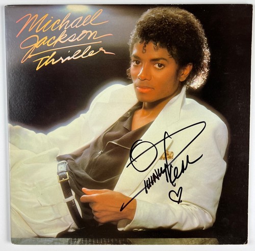 Quincy Jones Podpisany album z autografami Thriller winylowy Epperson PRAWDZIWY Michael Jackson - Zdjęcie 1 z 4