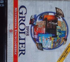 1998 GROLIER Multimedia Encyclopedia DELUXE 2CD WINDOWS 3.1/95 MS-DOS 5.0 2