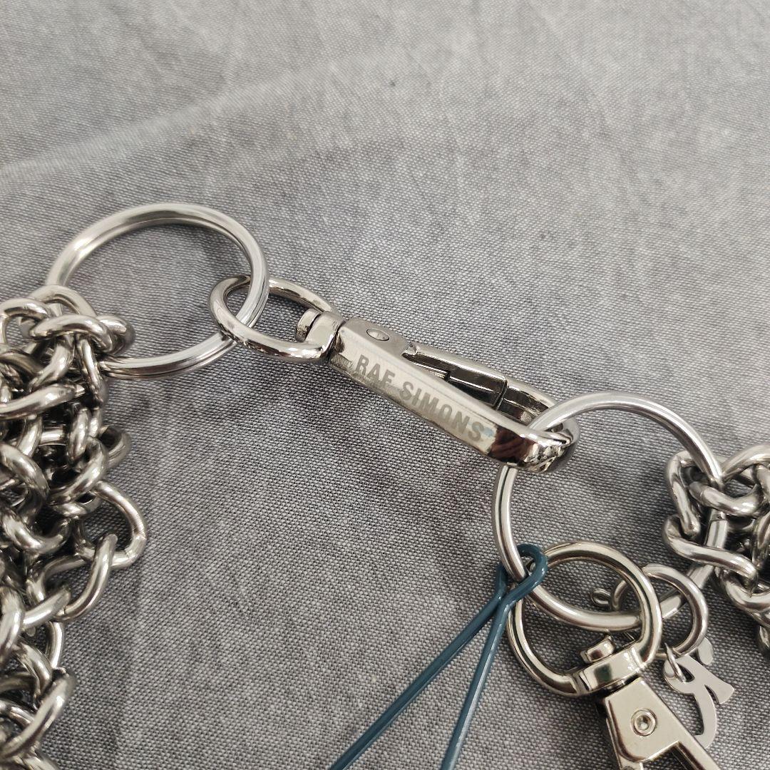 Raf Simons Cherry Wallet Chain Silver 23.6in Boxed Rare
