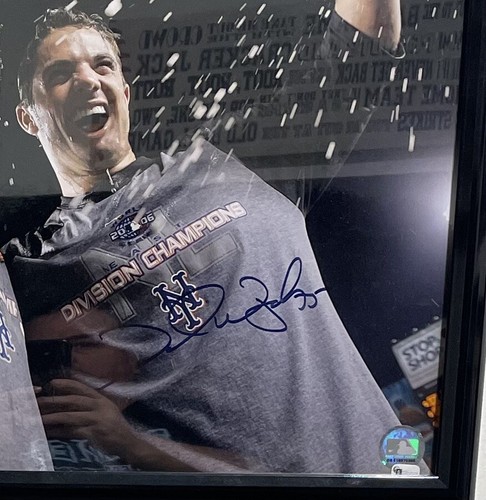 David Wright & Jose Reyes, Mets Signed 16x20 Celebration Photo, 2006 Division! - Picture 3 of 3