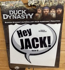 Duck Dynasty Auto Decal Bumper Sticker Hey Jack Uncle Si