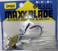 Raid Japan Bladed Jig Maxx Blade Type-Speed 11g 06 Pearl White Chatterbait 