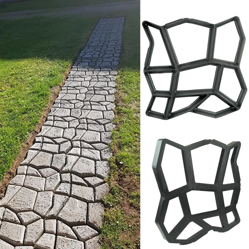 Pflasterform Betonpflaster Gehweg Gießform Schablone Garten Schalungsform aus PP - Bild 2 von 4