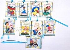 9-Easter-Retro-1950's-Mid Century-Junk Journal-Linen Cardstock-Gift-Hang-Tags