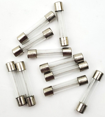Lot of 10 Littelfuse 3AG3/8 313 250V 3/8th Amp Slow Blow 1/4 x 1-1/4 Glass Fuses