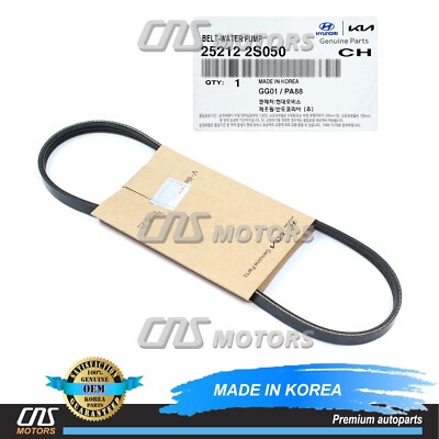  OEM  Drive Belt for 20+ Santa Cruz Santa Fe Sonata Tucson Sorento Sportage 2.5L