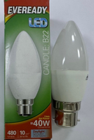 6W (=40W) Eveready Led Pearl 6500K Tageslicht Weiß Bc B22 Kerze GlüHbirne Lampe