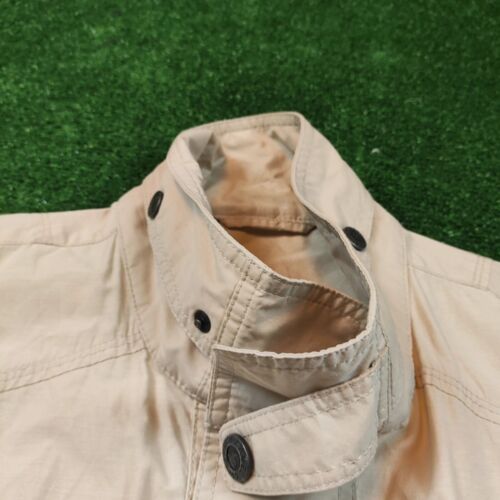 Vintage Camel Jacket Mens 50 XL Beige Detachable Sleeves Vest Utility Cargo 90s - Picture 4 of 15