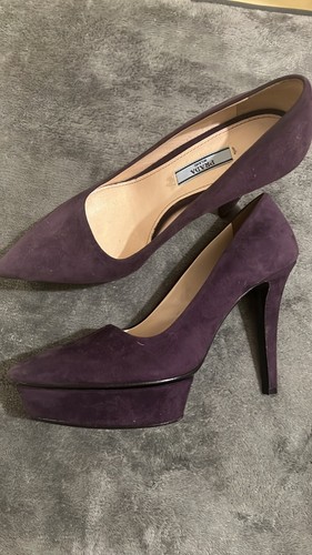 Purple Suede Pumps size 37 prada | eBay
