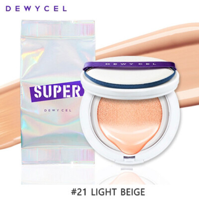 DEWYCEL Super Cover Cushion 15g Refill #21 Light Beige SUPER ESSENCE FORMULA