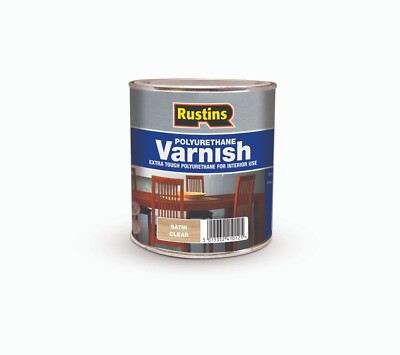Rustins Polyurethan Klarlack in glänzend matt oder seidenmatt 250ml bis 5L