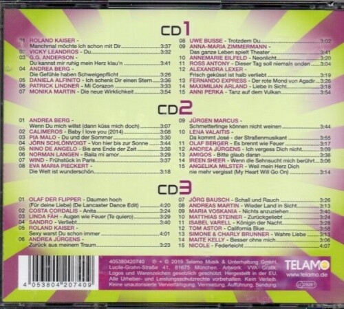 Absolut Schlager - Various - 3 CD - Neu / OVP - Bild 2 von 2