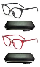 EYEZOOM 2 Pack Stylish Cat-Eye Reading Glasses for Women – Fashionable, Modern