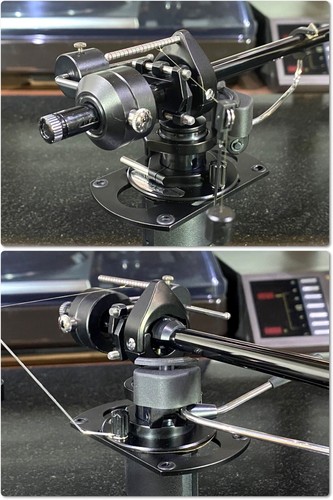 SME 3009-R BLACK Tonearm SME Headshell/Cable Lift Oil Refil work Tested - Picture 9 of 9