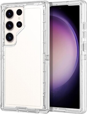 Handyhülle kompatibel mit Samsung Galaxy S23 Ultra Schutzhülle Klar Schale