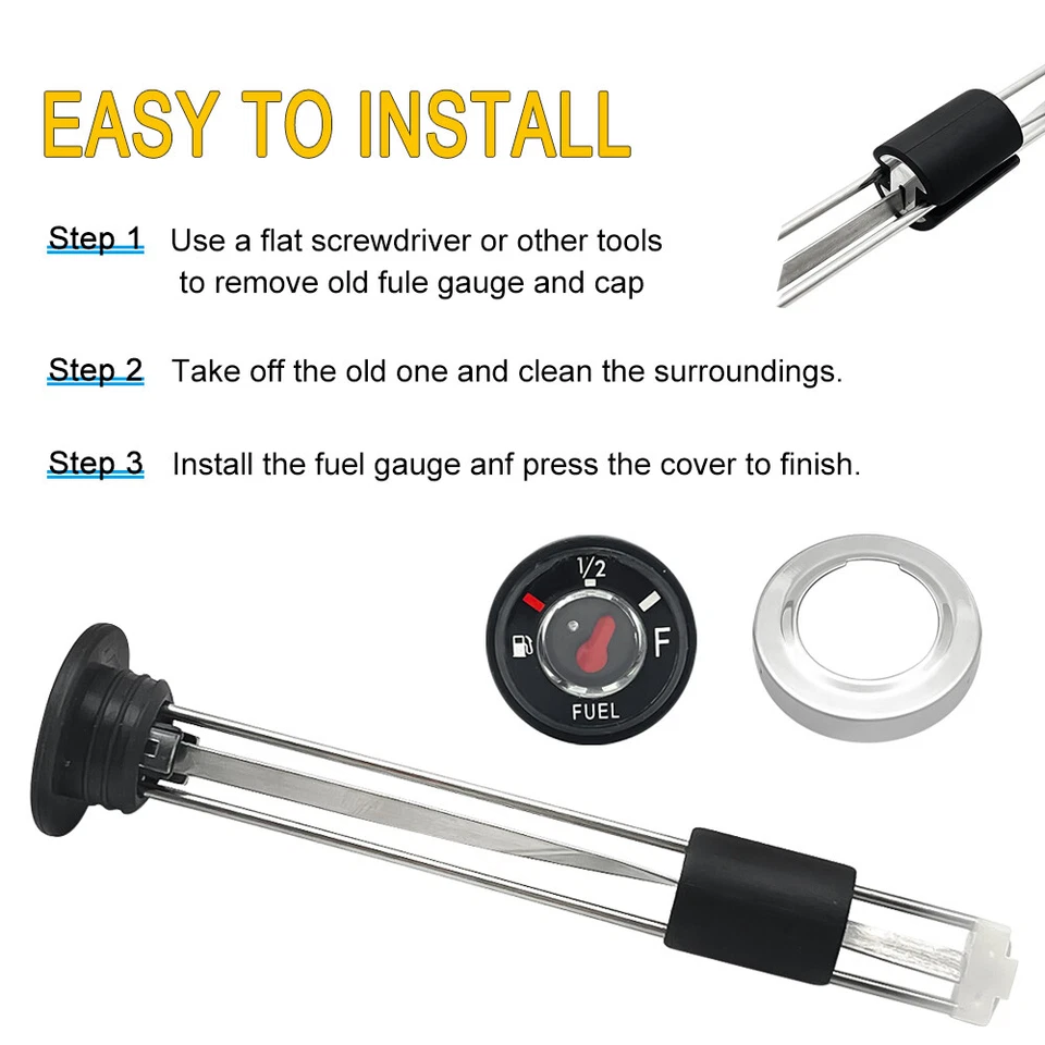 Medidor de nivel de tanque de combustible de gasolina para Kawasaki Prairie 300 400 KVF300 KVF400 97-02 Foto 4 de 4