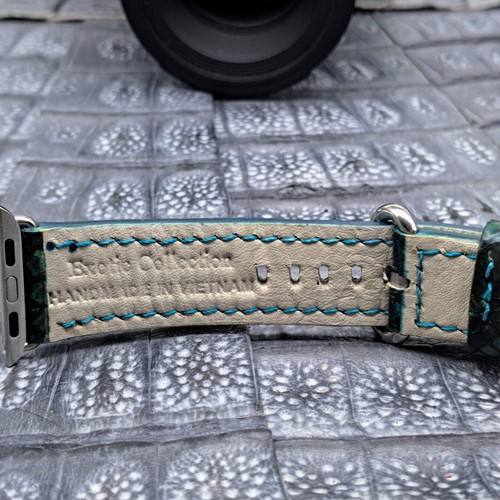 Exotic Leather Watch Band for Apple Watch size 38/40/41mm - Picture 9 of 12