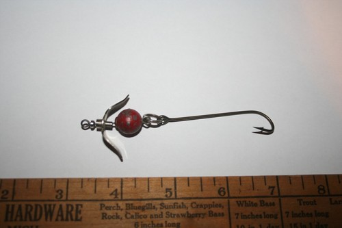 Vintage South Bend Metal Weighted Jersey Spinner-Marked Blade