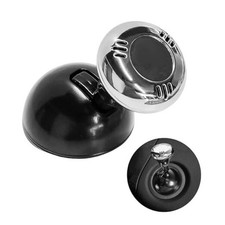 Joystick Car Push Start Button Cover, Metal Car Starter Engine Start Silver