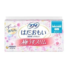 Unicharm Sofy Sensitive Skin 21cm Slim No Wing Sanitary Pad 27pcs