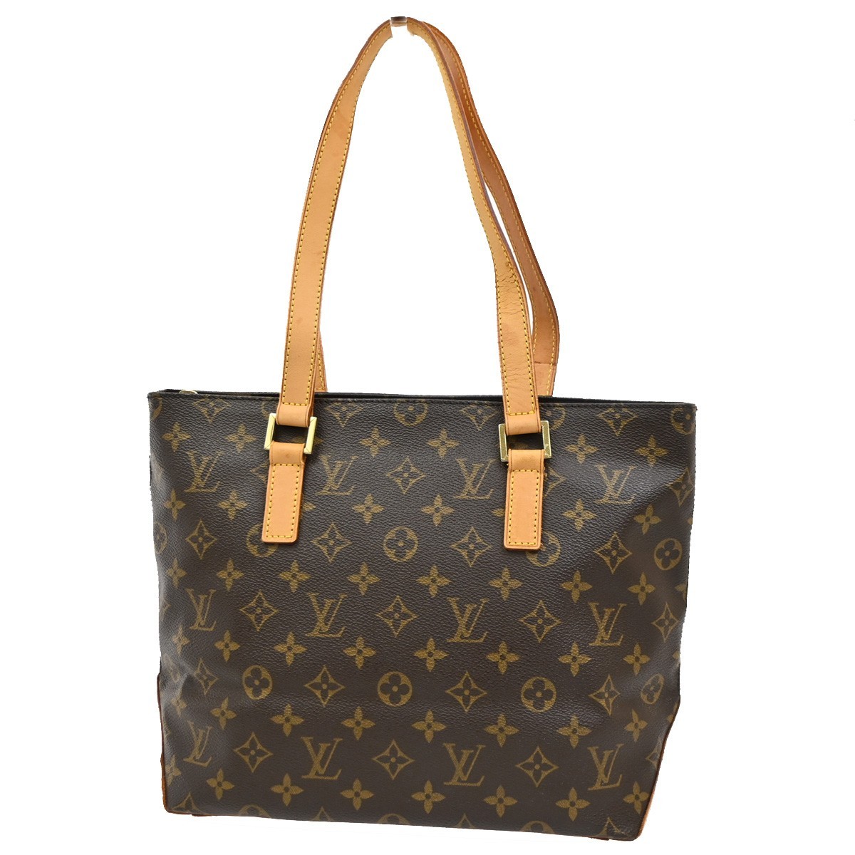 Bolso de Hombro LOUIS VUITTON Cabas Piano Monograma Cuero Marrón M51148 82DA327