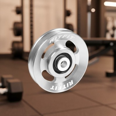Aluminum Gym Pulley Wheel Set of 6 - Quiet & Durable Home Gym Upgrade