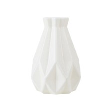 Vases Home Decoration Flower Arrangement Living Room Milky White B4N78819